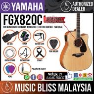 Yamaha FGX820C Dreadnought Cutaway Acoustic-Electric Guitar - Natural (FGX-820C)