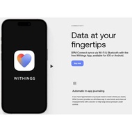 Withings Wpm05-all-inter Bpm Connect Clinically Validated Blood Pressure Monitor (Hsa Registered Cla