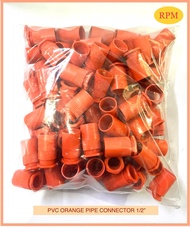 PVC Orange Pipe Connector 1/2" ( 20mm ) ( 100pcs )