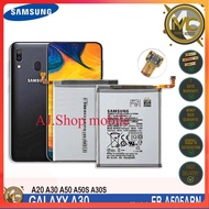 แบตเตอรี่ แท้ Battery For Samsung Galaxy A30| SM-A305F/DS Model: EB-BA505ABU Original Capacity 4000m