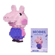 HAHA Nano DIY Blocks Peppa Pig Block Balok Susun Kecil Mainan Anak Karakter Toys Story Mni Karakter