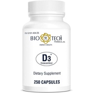 Bio-Tech Pharmacal Vitamin D3 (D3 1k IU, 250 Count)
