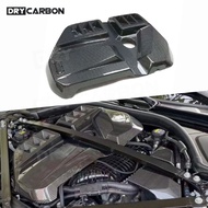 Dry Carbon Fiber Engine Hood Bonnet Cover Cap Inner Engine Hood Cover Trim Fit For BMW G87 M2 G80 G8