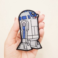 STAR.WARS EMBROIDERY PATCH R2-D2 EMBROIDERED BADGE/ IRON PATCH ROBOT/
