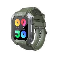 [READY STOCK] C20 Rugged Smartwatch - Tactical Army Green (5ATM Waterproof)