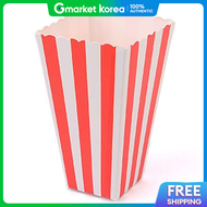 10 Square Paper Popcorn Cups Popcorn Paper Container Foldable Box