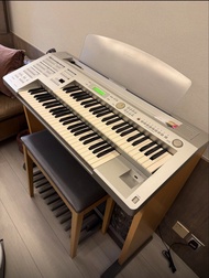 YAMAHA 電子琴 STAGEA ELB-01 /雅馬哈Yamaha Electone Stagea ELB-01 雙層電子管風琴 連原裝琴架、腳踏、琴凳 全套