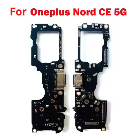 For Oneplus Nord CE 5G (EB2101, EB2103) USB Charging Port Dock Connector Charger Board Microphone Mo