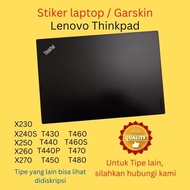 Terbaru Stiker Laptop Atau Garskin Laptop Lenovo Thinkpad Original
