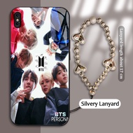 HP Tempered Glass case For Apple iphone X XR XS MAX BTS PERSONA Mobile Phone case All Hard Cases Cus