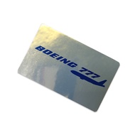 I Love Flying Boeing 777 Aviation Logo Metal Waterproof Bus Card Sticker Luggage Trendy Sticker Stic