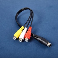 Rca Audio Video Cable Male To Lotus Red And White Transfer Cable S Terminal 4 Pin To Av Maleamp;female Audioamp;video Conversion Cable