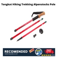 AOTU Tongkat Hiking Trekking Alpenstocks Pole / tongkat pendaki gunung murah/tongkat naik gunung eig