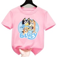 SANkids_Store/ T-shirt Top BLUEY/ COLOR Boys'/ Girls'/ 1-12 YEARS TEENAGE/ ADULT/ S-7XL