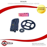 KAWASAKI ROUSER NS160 CHAIN SPROCKET SET TWIN DISC 36JF0167