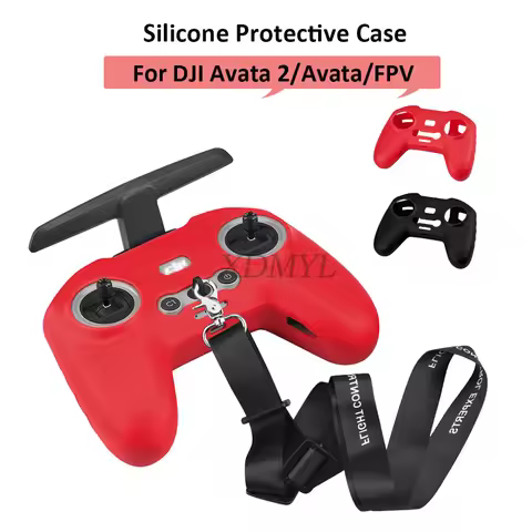 Soft Silicone Case For DJI Avata 2/Avata/FPV Remote Controller 3/2 Anti-scratch Protection Cover Sle
