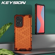 KEYSION Ốp Giáp Chống Sốc Cho Samsung A23 A13 4G Ốp Lưng Điện Thoại Tổ Ong Trong Suốt Bằng Silicon C