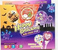 Air-free Balloons 免充氣氣球（節日款１０入／盒） (新品)