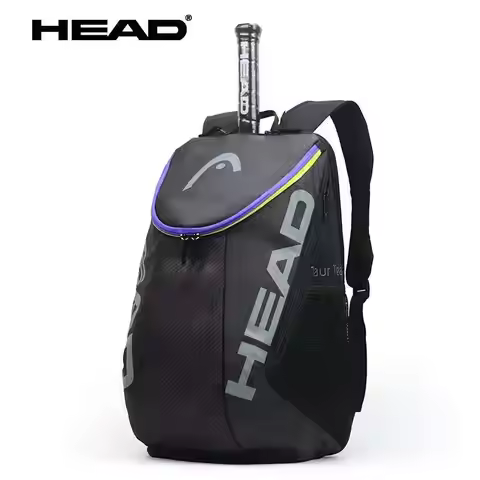 Original HEAD Tennis Bag Djokovic Tennis Backpack With Shoe Bag Padel Tennis Racket Bag HEAD Backpac