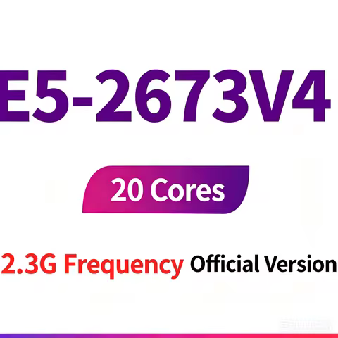 Xeon E5-2673V4 (Intelligent Xeon 20-core 40-thread 2.3GHz Server CPU 686V4)