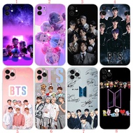 iPhone 11 11 Pro Max 12 13 Mini XR XS Max 12 13 Pro Max Cartoon BTS TPU transparent phone case