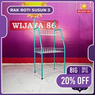 3-Tier Bread Rack| 3-Tier Multipurpose Shelf, Dismantle and Reassemble| 3-Tier CHIKI Rack