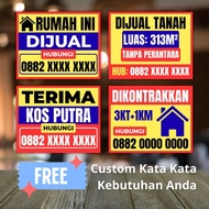 HOUSE BANNER FOR SALE | Banners Accepting Costs | Land for Sale | DISABLED