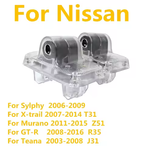 2X LED Car Door Interior Light Bulbs Decoration Lamp Auto Accessories For Nissan X-trail X trail Xtr