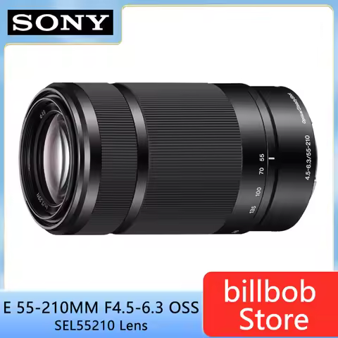 Sony 55-210 Lens E 55-210mm f/4.5-6.3 OSS E-Mount Lenses for Sony A5000 A5100 A6000 A6300 A6500 NEX6