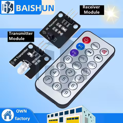 1Set IR Infrared Transmitter Module Ir Digital 38khz Infrared Receiver Sensor Module With Remote Con