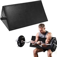 JZHLLA Preacher Pad Foam Bicep Curl Support Portable Preacher Curl Bench Attachment Weight Lifting S