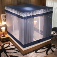 มุ้งกันยุง 5 ฟุต มุ้งครอบใหญ่6ฟุต (รวมขาตั้ง) ม่านเตียงมุ้งกันยุง เสาคู่ดึงคู่ ม่านเจ้าหญิง ม่านเตีย