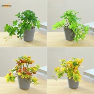 PINKHALLWAY Artificial Bonsai Plant, Fake Plant Artificial Spider Plant Fake Potted Plant,  with Pot
