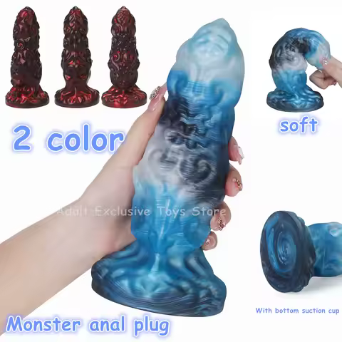 Adult toys Anal Plug Butt Plug Anal Dildo Giant Monster Dildo Stimulator Anus Erotic 18SexToy Dragon