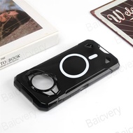 Phone Case For Doogee S200 Silicone Soft Back Cover with Magnetic Wireless Charging Sticker