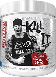 5% Nutrition Rich Piana Kill It Pre Workout Powder w/Creatine, Jitter-Free Caffeine, NO-Booster, Bet