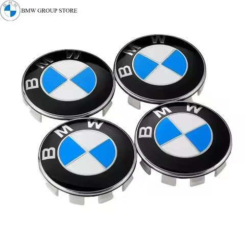 BMW GROUP 4Pcs 56/68mm Car Wheel Center Hub Cap For BMW E87 M Performance E36 E46 E60 E90 E91 E92 E9