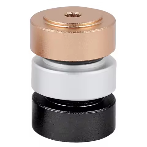 4PCS Amplifier Feet Shock Absorber Amplifier Pads Feet 20*8mm Aluminum Alloy Speakers Stand Feet