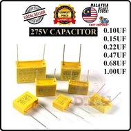 275V Fan Capacitor 275VAC Safety Capacitor 0.1UF /  0.22UF /  0.47UF / 0.68UF / 1.0UF