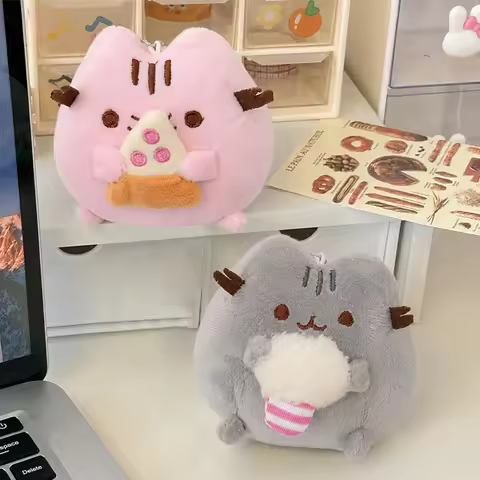 Pusheen Kawaii Cat Keychain Bag Pendant Home Ornament Decoration Birthday Gift Christmas Festival Pa