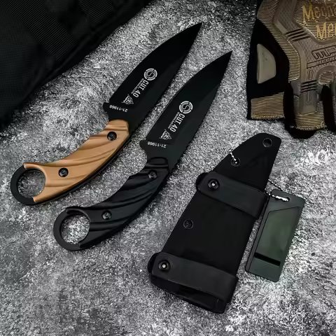 TOPS CUT Fixed Blade Knife EDC Hunting Survival Knives High Hardness 8Cr13Mov Steel with Sheath Outd