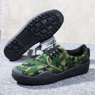 Free Shoes Men's Construction Site Shoes Labor Protection Shoes Low-Top Free Shoes Yellow Rubber Sho