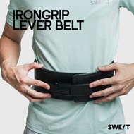 SWEAT - Irongrip Lever Belt | Lever Weightlifting Belt Cow Leather - Powerlifting Belt Squat Deadlif