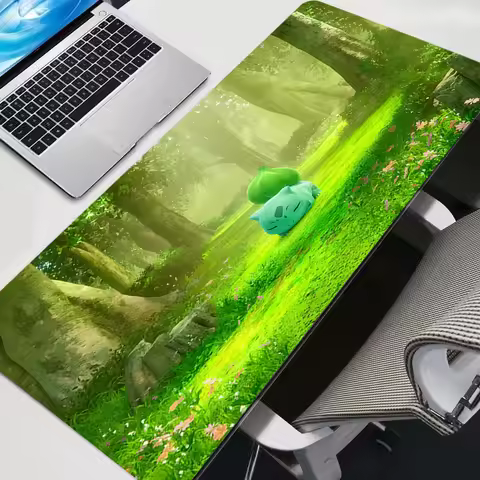 Pokemon Pikachu Mouse Pad Anime Gaming Accessories Mousepad Gamer durable PC Completo Computer Keybo