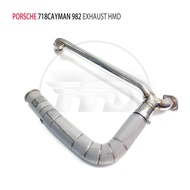HMD Car Accessories Exhaust System High Flow Performance Downpipe for Porsche 718 Cayman Boxster 982