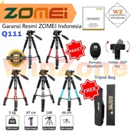 HP ZOMEi Q111 Official WarrantyOriginal Professional Tripod for DSLR Mirrorless Cameras Smartphonehp