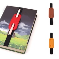 Top PU Leather Pen Holder With Elastic Band Pen Sleeve Case For Notebook Single Pen Protective Sleev