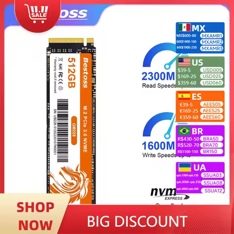 Bestoss M2 Nvme Ssd 1Tb Nvme 512gb Ssd M2 Notebook Hard Disk Ssd Drive For Laptop GM22842