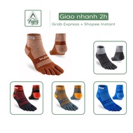 [GENUINE] INJINJI TRAIL MIDWEIGHT MINI CREW TOE RUNNING SOCKS