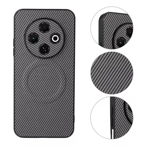 For Tecno Spark 30C Case Hard Carbon Fiber Magnetic Safe Protective Back Cover For Tecno Spark 30C P